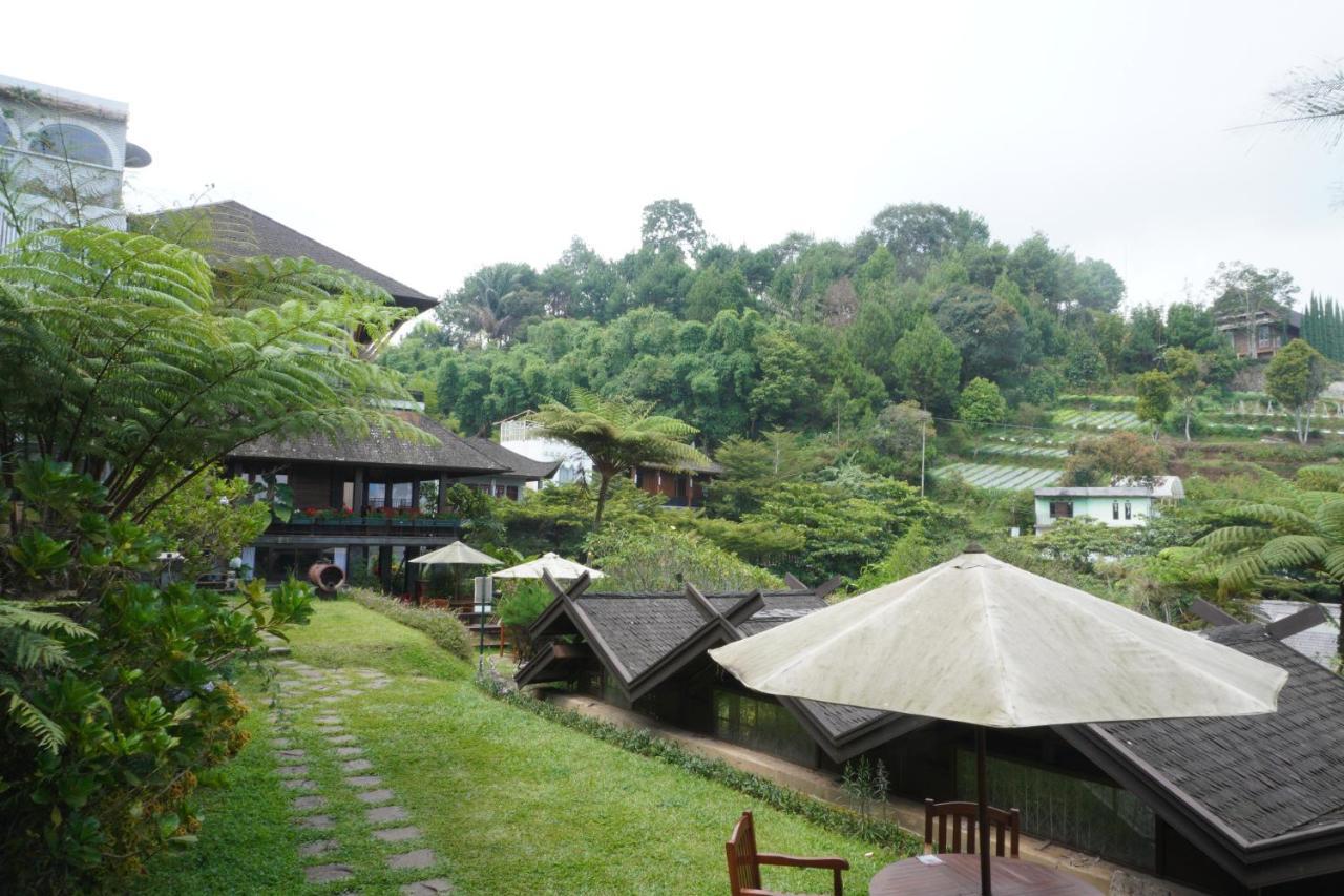 Rumah Stroberi Organic Farm & Family Lodge Лембанг Экстерьер фото